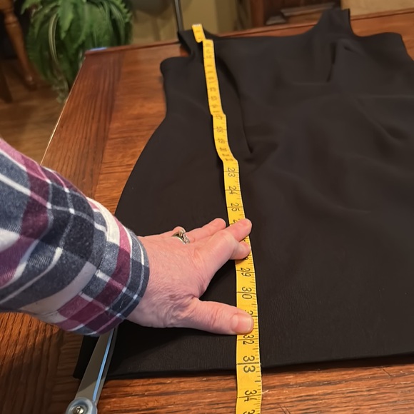 Black Tank Dress Fitted Size 7/8 - Picture 14 of 14